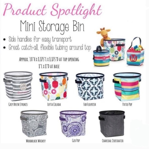 Mini Storage Bin - Picture 2 of 2